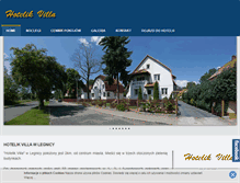 Tablet Screenshot of hotelik-villa.pl